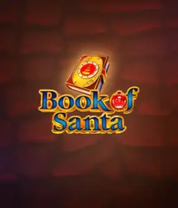 Celebrate the holiday spirit with Book of Santa slot by Endorphina, highlighting an elegant golden book decorated with Santa's iconic symbol. This image conveys the warmth and excitement of Christmas, set against a warm red background. Great for holiday season gaming, offering a charming adventure. 